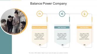 Balance Power Company In Powerpoint And Google Slides Cpb