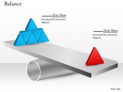 Balance powerpoint template slide