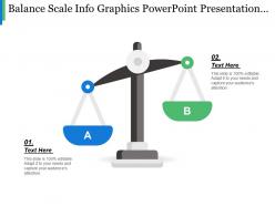 Balance scale info graphics powerpoint presentation templates