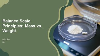 Balance Scale Principles Mass Vs Weight PPT Designs AT