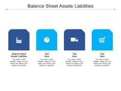 Balance sheet assets liabilities ppt powerpoint presentation themes cpb