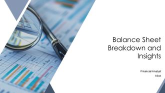 Balance Sheet Breakdown And Insights PPT Outline AT