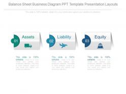Balance Sheet Business Diagram Ppt Template Presentation Layouts
