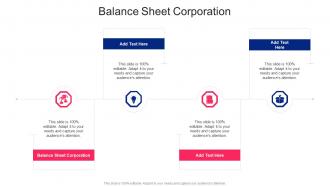 Balance Sheet Corporation In Powerpoint And Google Slides Cpb