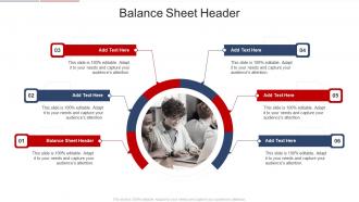 Balance Sheet Header In Powerpoint And Google Slides Cpb