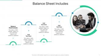 Balance Sheet Includes In Powerpoint And Google Slides Cpb