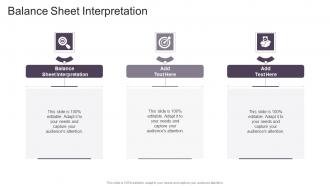 Balance Sheet Interpretation In Powerpoint And Google Slides Cpb