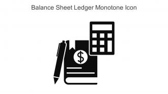Balance Sheet Ledger Monotone Icon In Powerpoint Pptx Png And Editable Eps Format