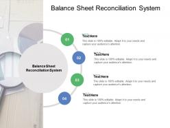 Balance sheet reconciliation system ppt powerpoint presentation show clipart cpb