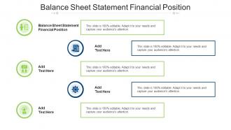 Balance Sheet Statement Financial Position In Powerpoint And Google Slides Cpb