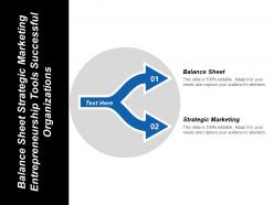 Balance sheet strategic marketing entrepreneurship tools successful organizations