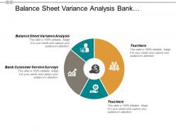 Balance sheet variance analysis bank customer service surveys cpb