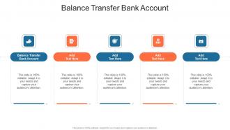 Balance Transfer Bank Account In Powerpoint And Google Slides Cpb