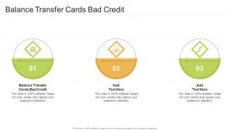 Balance Transfer Cards Bad Credit In Powerpoint And Google Slides Cpb