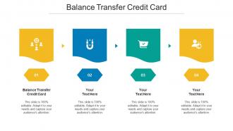 Balance Transfer Credit Card Ppt Powerpoint Presentation Slides Skills Cpb