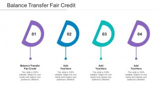 Balance Transfer Fair Credit Ppt PowerPoint Presentation Portfolio Inspiration Cpb
