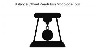 Balance Wheel Pendulum Monotone Icon In Powerpoint Pptx Png And Editable Eps Format