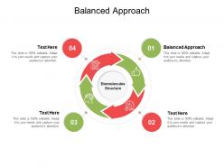 Balanced approach ppt powerpoint presentation model infographics cpb