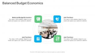 Balanced Budget Economics In Powerpoint And Google Slides Cpb