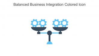 Balanced Business Integration Colored Icon In Powerpoint Pptx Png And Editable Eps Format