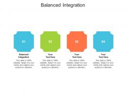 Balanced integration ppt powerpoint presentation infographics graphics cpb