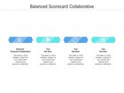 Balanced scorecard collaborative ppt powerpoint presentation portfolio slideshow cpb