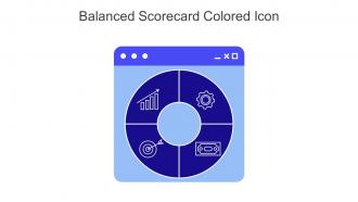 Balanced Scorecard Colored Icon In Powerpoint Pptx Png And Editable Eps Format