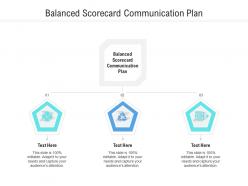 Balanced scorecard communication plan ppt powerpoint presentation outline portfolio cpb