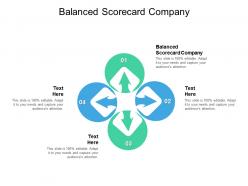 Balanced scorecard company ppt powerpoint presentation professional visual aids cpb
