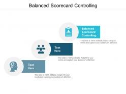 Balanced scorecard controlling ppt powerpoint presentation infographic template cpb