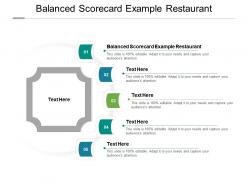 Balanced scorecard example restaurant ppt powerpoint presentation slides clipart cpb