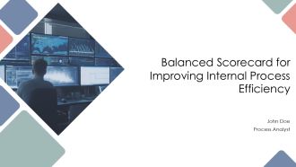 Balanced Scorecard For Improving Internal Process Efficiency PPT PowerPoint AT
