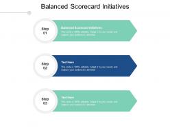 Balanced scorecard initiatives ppt powerpoint presentation styles guidelines cpb