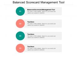 Balanced scorecard management tool ppt powerpoint presentation infographics introduction cpb