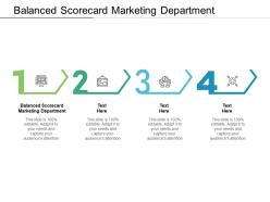 Balanced scorecard marketing department ppt powerpoint presentation file master slide cpb