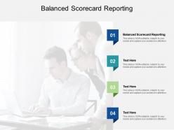 Balanced scorecard reporting ppt powerpoint presentation infographics templates cpb