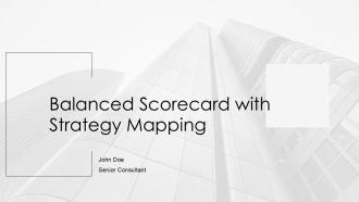 Balanced Scorecard With Strategy Mapping PPT Information AT