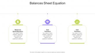 Balances Sheet Equation In Powerpoint And Google Slides Cpb