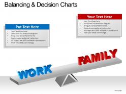 Balancing Decision Charts Powerpoint Presentation Slides
