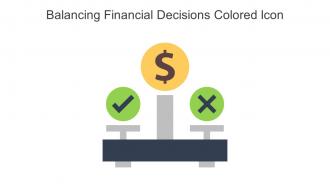 Balancing Financial Decisions Colored Icon In Powerpoint Pptx Png And Editable Eps Format