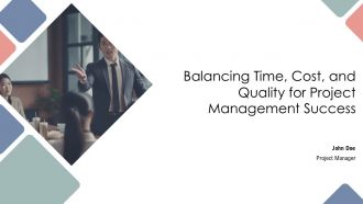Balancing Time Cost And Quality For Project Management Success PPT Structure AT Balancing Time Cost And Quality For Project Management Success PPT Structure AT