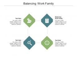 Balancing work family ppt powerpoint presentation professional slide portrait cpb