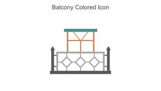 Balcony Colored Icon In Powerpoint Pptx Png And Editable Eps Format