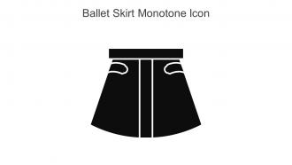 Ballet Skirt Monotone Icon In Powerpoint Pptx Png And Editable Eps Format