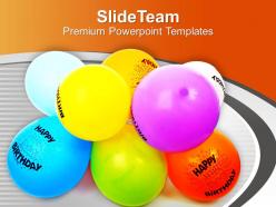 Balloons for party theme powerpoint templates ppt themes and graphics 0513