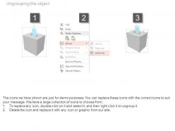 Ballot box with voting strategy flat powerpoint design