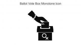 Ballot Vote Box Monotone Icon In Powerpoint Pptx Png And Editable Eps Format