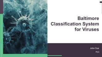 Baltimore Classification System For Viruses PPT Slides AT