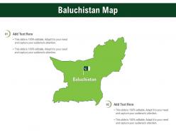 Baluchistan map powerpoint presentation ppt template