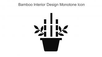 Bamboo Interior Design Monotone Icon In Powerpoint Pptx Png And Editable Eps Format
